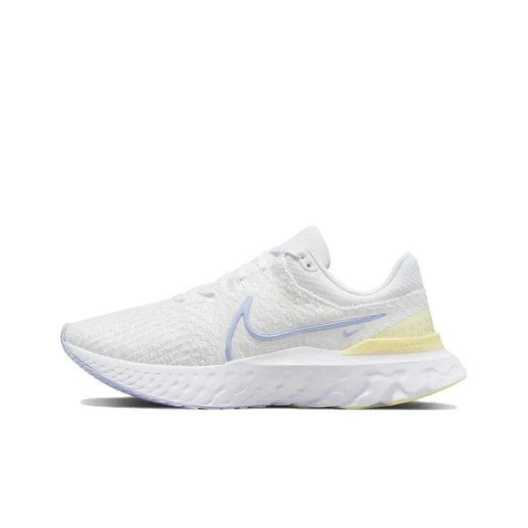 Nike Womens React Infinity Run Flyknit 3 White Violet Citron Tint Women's Size 8 - Picture 1 of 5
